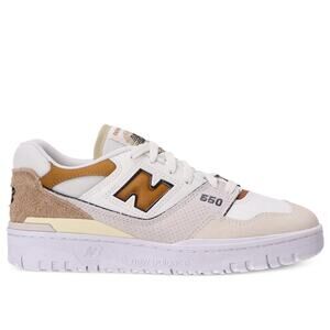 Like New New Balance 550 Sea Salt Tobacco Sneakers Sz 9W 7.5M Retro Low Top EUC